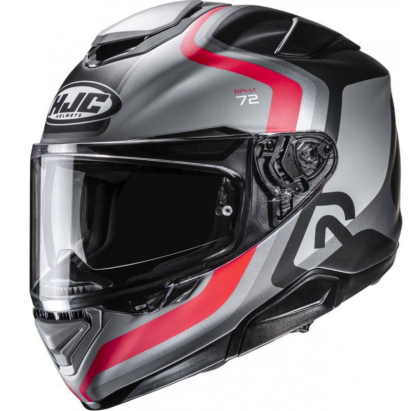 Casque moto intégral HJC RPHA 72 Ernem MC1SF noir-gris-rouge