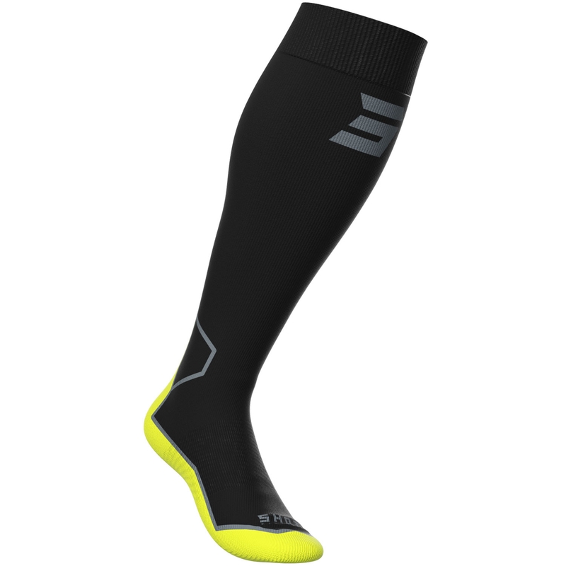 Chaussettes enfant Shot Line jaune fluo