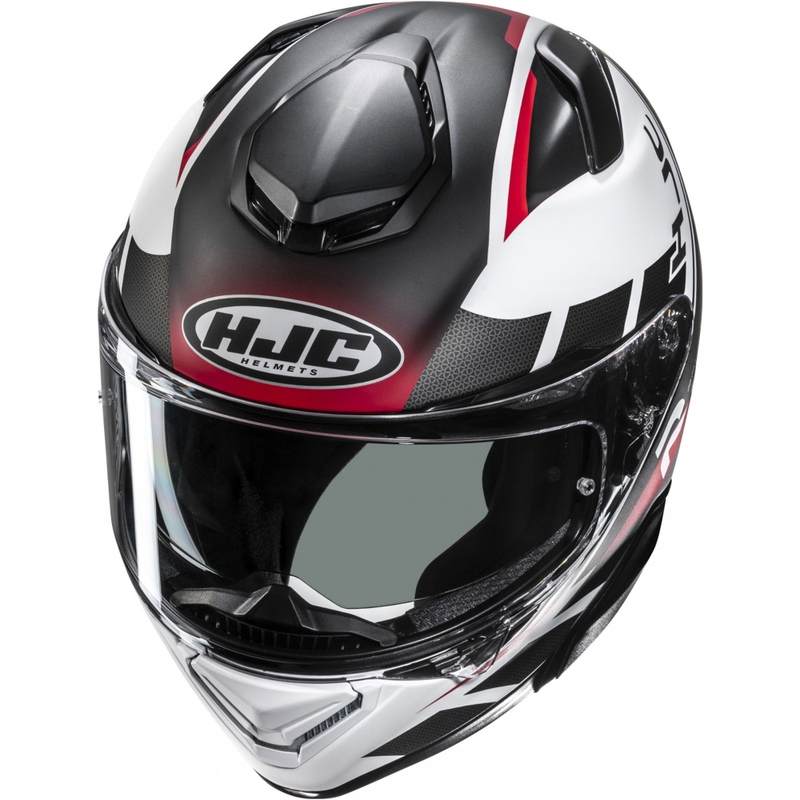 Casque moto intégral HJC RPHA 72 Value MC1SF noir-blanc-rouge