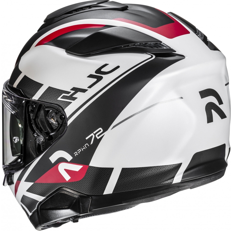 Casque moto intégral HJC RPHA 72 Value MC1SF noir-blanc-rouge