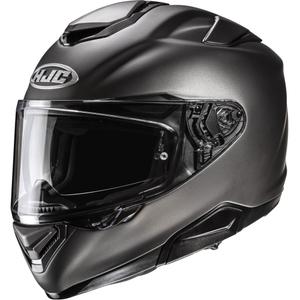 Casque moto intégral HJC RPHA 72 Solid, titane semi-mat