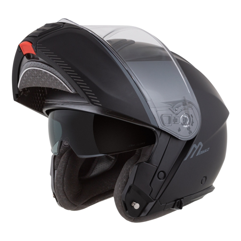 Casque moto modulable Cassida Modulo 2.1 Compass noir-gris mat
