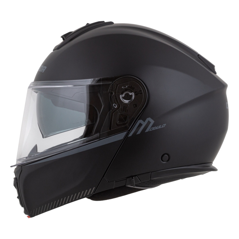 Casque moto modulable Cassida Modulo 2.1 Compass noir-gris mat