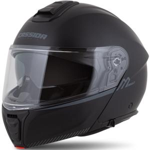 Casque moto modulable Cassida Modulo 2.1 Compass noir-gris mat