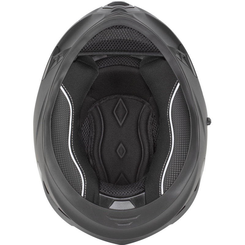 Casque moto intégral Cassida Orbit Grind noir mat-rouge
