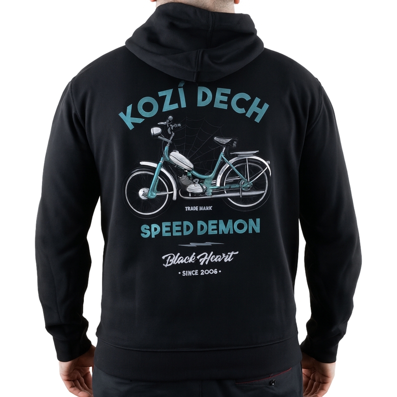 Sweat-shirt Black Heart Goat's Breath Noir
