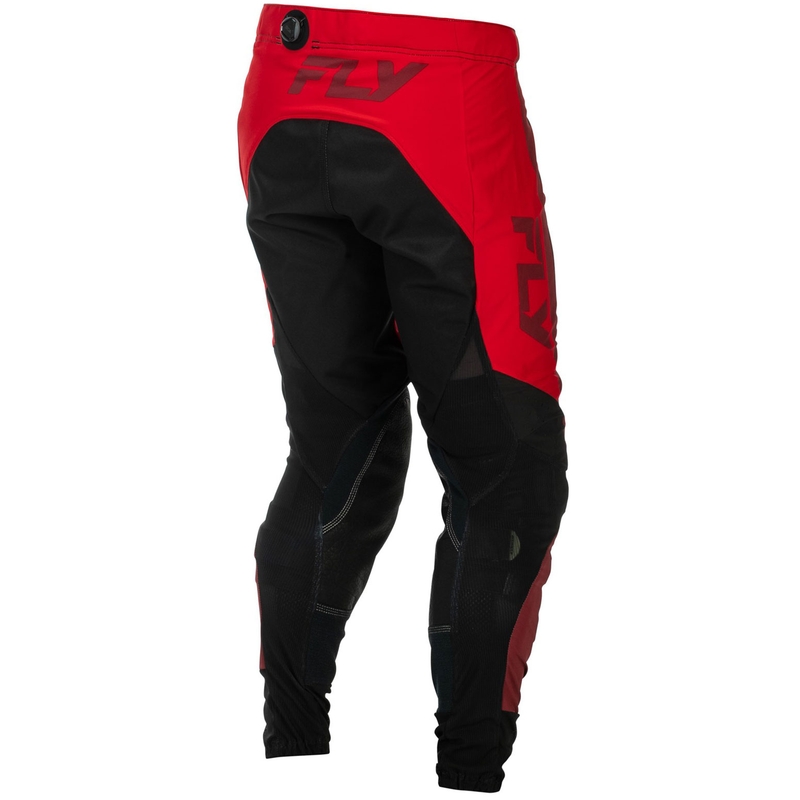 Pantalon de motocross FLY Racing-USA Lite noir-rouge