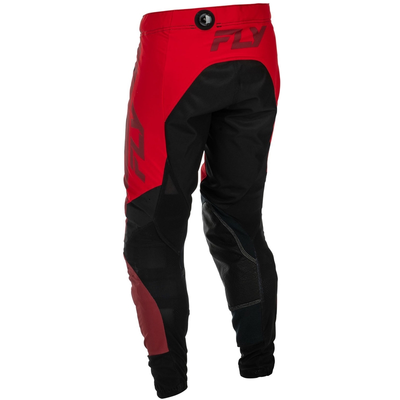 Pantalon de motocross FLY Racing-USA Lite noir-rouge