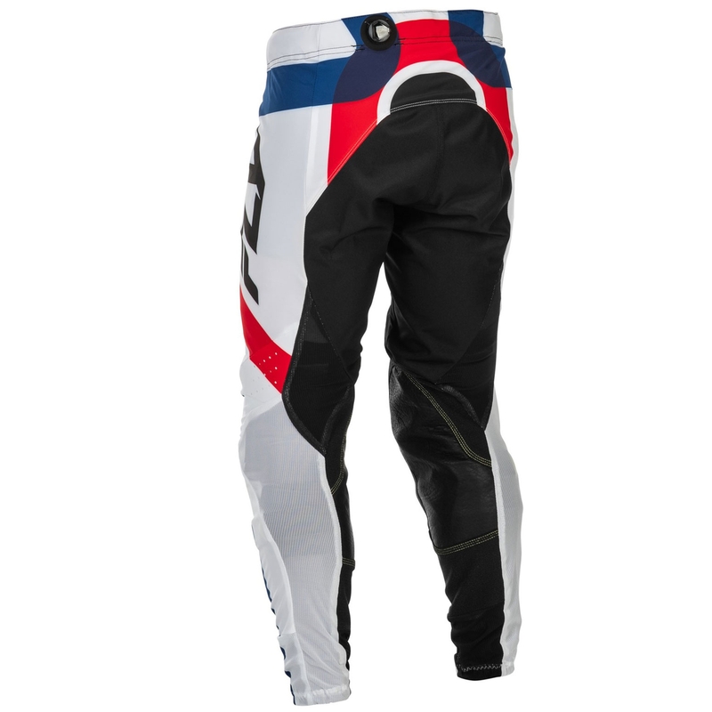 Pantalon de motocross FLY Racing-USA Lite Se Glory rouge-blanc-bleu