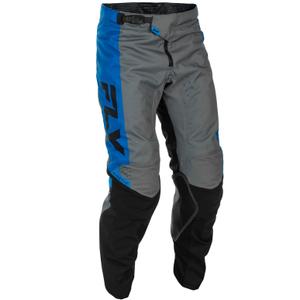 Pantalon de motocross FLY Racing - USA Kinetic bleu-gris-noir
