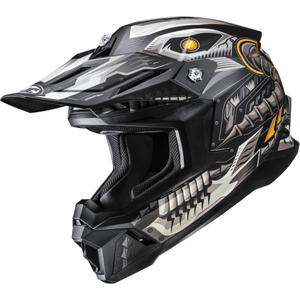 Casque de motocross HJC C50 Mecha Beast MC5SF noir-gris