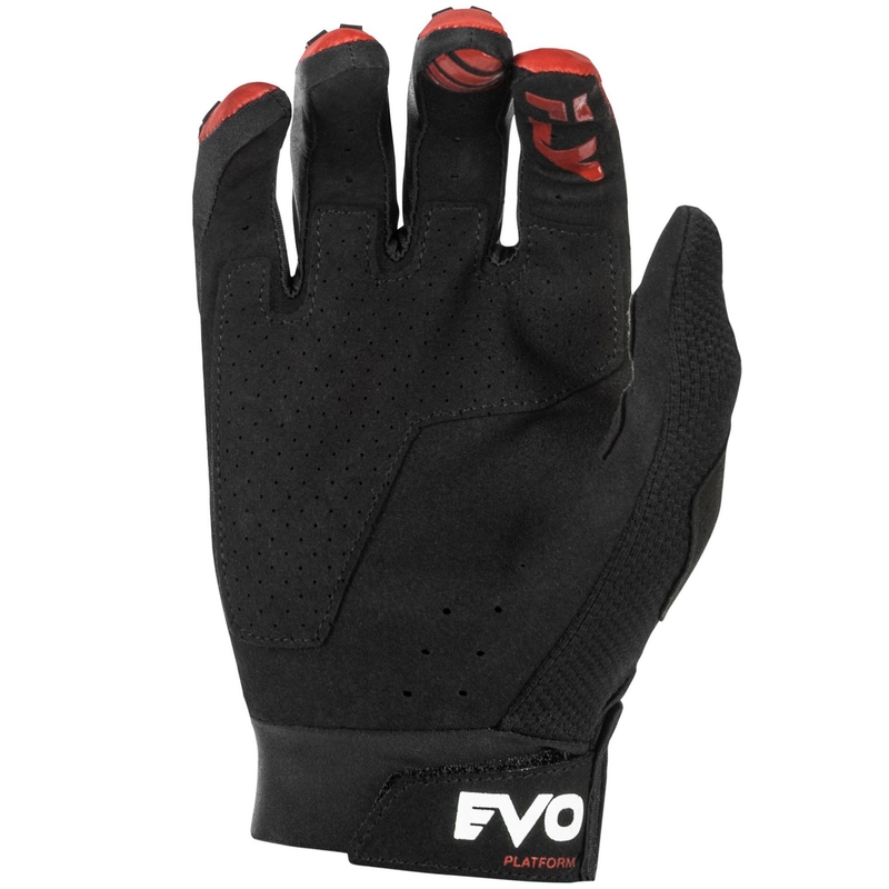 Gants de motocross FLY Racing Evolution DST rouge-noir-gris
