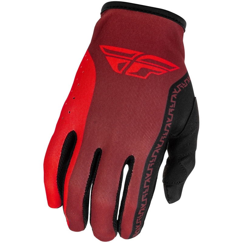 Gants de motocross FLY Racing - USA Lite noir-rouge