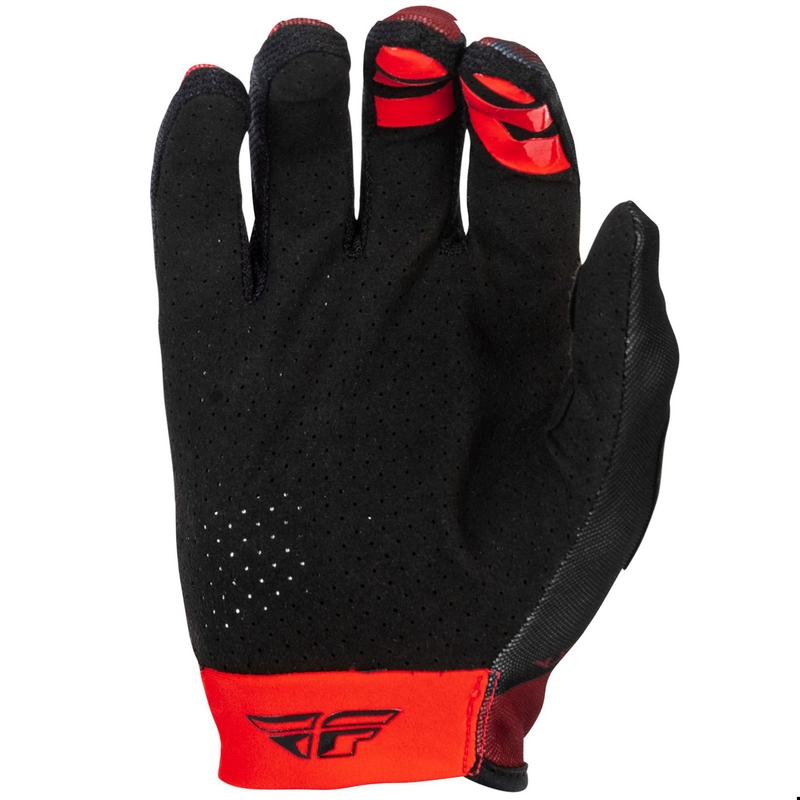 Gants de motocross FLY Racing - USA Lite noir-rouge