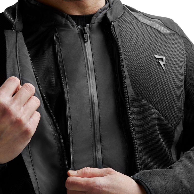 Veste moto Rebelhorn Jax noire