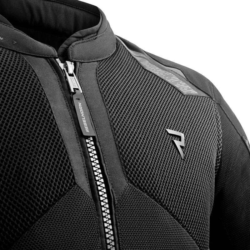 Veste moto Rebelhorn Jax noire