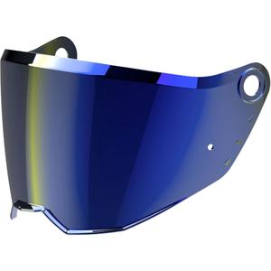 Plexi pour casque Airoh Commander 2 miroir bleu