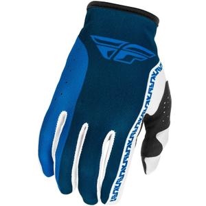 Gants de motocross FLY Racing - USA Lite bleu-blanc