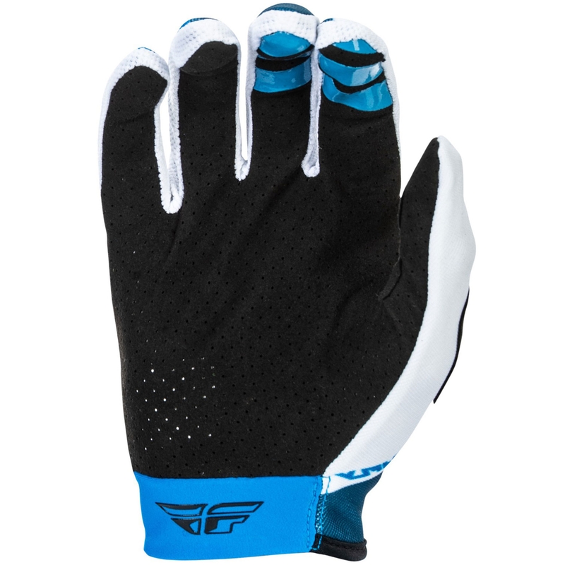 Gants de motocross FLY Racing - USA Lite bleu-blanc