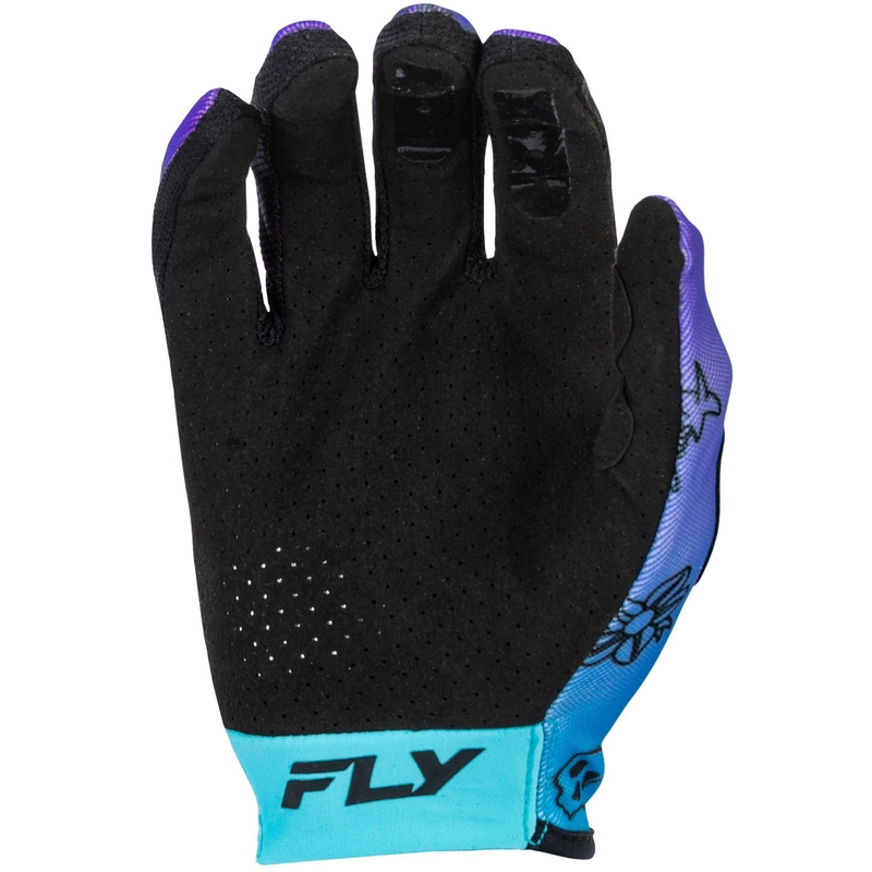 Gants de motocross FLY Racing - USA Lite Outline violet-bleu-noir