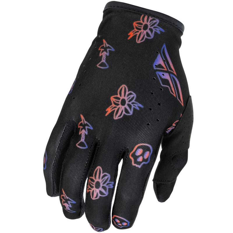 Gants de motocross FLY Racing - USA Lite Outline noir-rouge-violet