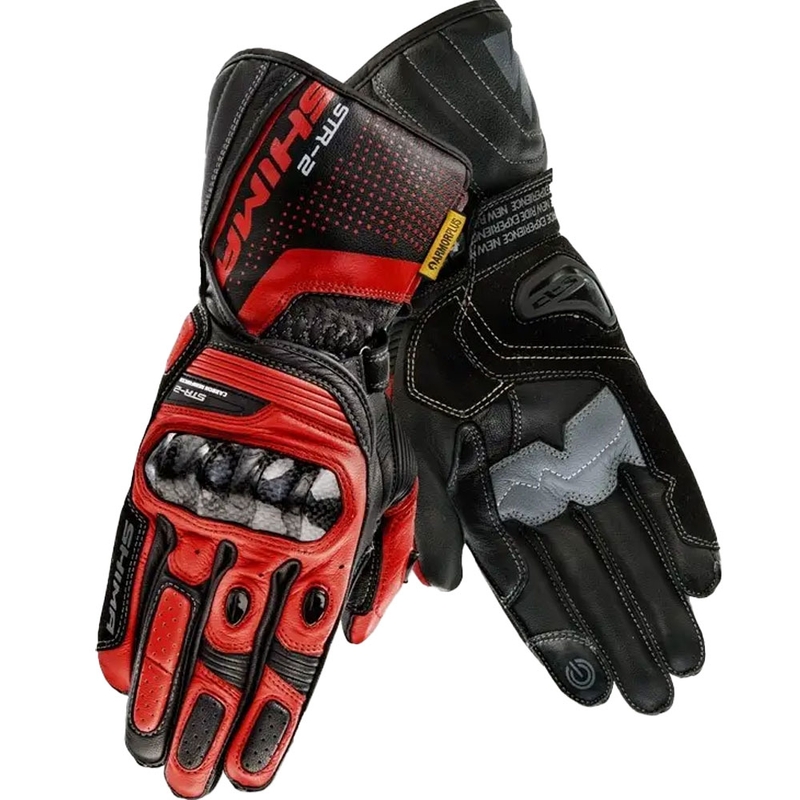 Gants Shima STR-2 noir-rouge