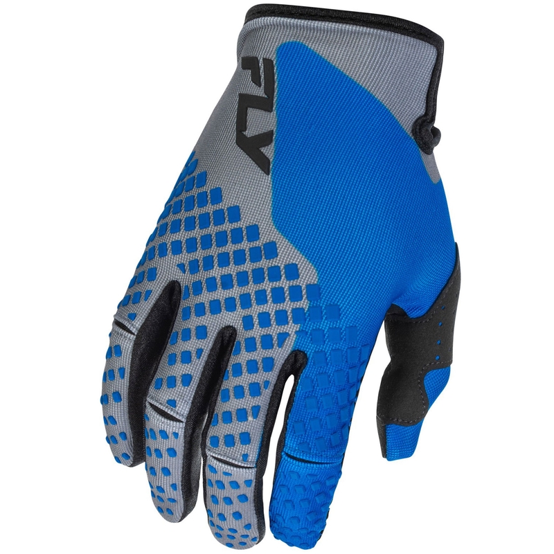 Gants de motocross FLY Racing - USA Kinetic bleu-gris-noir