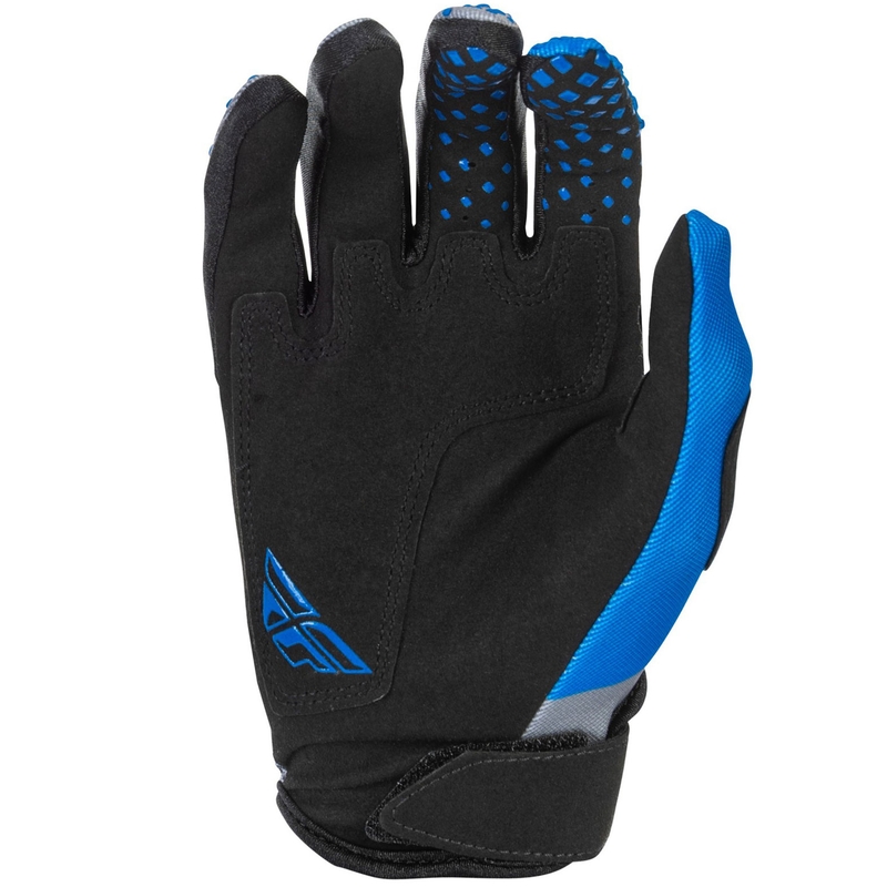 Gants de motocross FLY Racing - USA Kinetic bleu-gris-noir