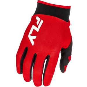 Gants de motocross FLY Racing - USA F-16 rouge-noir-blanc