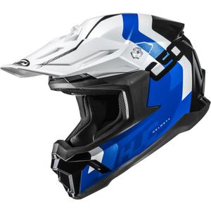 Casque de motocross HJC C50 Primal MC2 bleu-blanc-noir