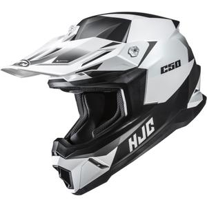 Casque de motocross HJC C50 Slide MC10SF noir-blanc