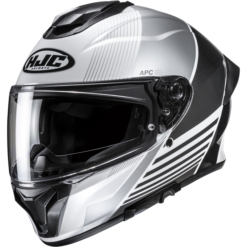 Casque moto intégral HJC C71 Morix MC5 noir-argent