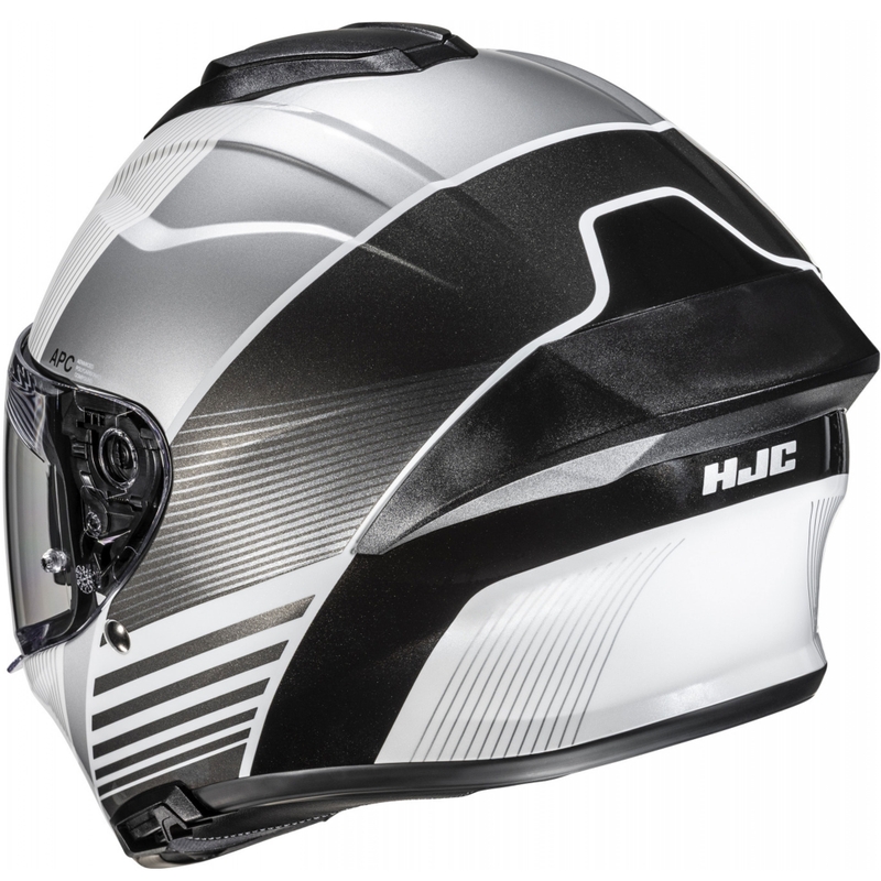 Casque moto intégral HJC C71 Morix MC5 noir-argent