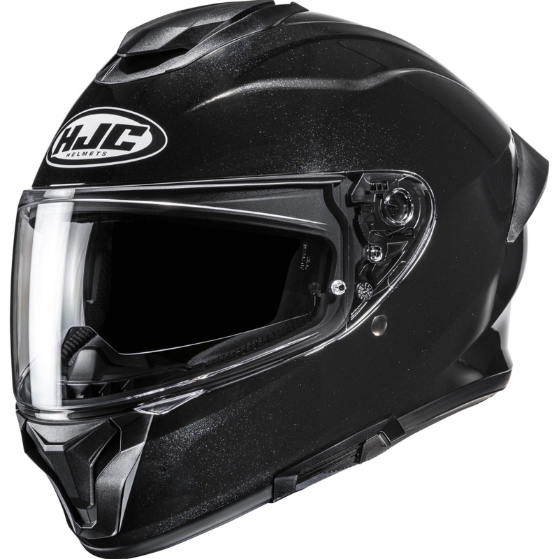 Casque moto intégral HJC C71 Solid noir métallisé
