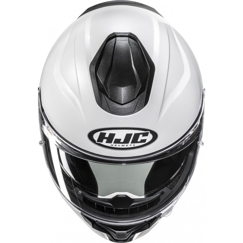 Casque moto intégral HJC C71 Solid blanc perle