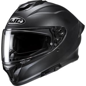 Casque moto intégral HJC C71 Solid semi-plat noir