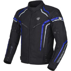 Veste moto RSA Compact 2 noir-gris-bleu