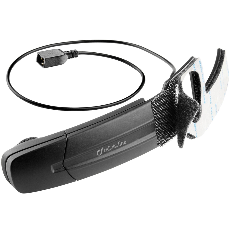 Microphone supplémentaire Interphone avec connecteur plat noir