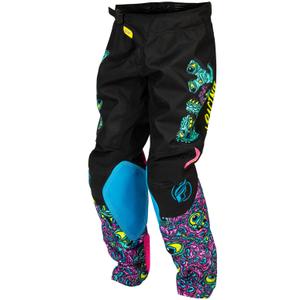Pantalon motocross enfant FLY Racing - USA Kinetic Mutant noir-multicolore
