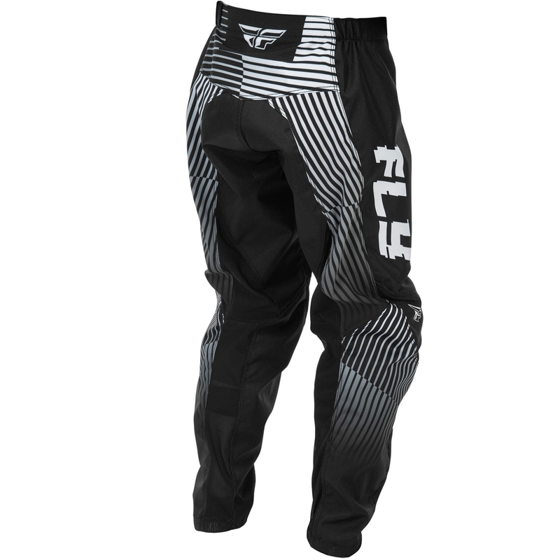 Pantalon de motocross FLY Racing pour enfant - USA F-16 Noir-Blanc