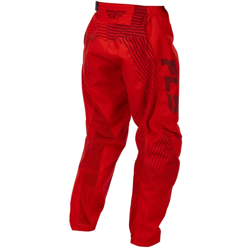 Pantalon de motocross FLY Racing pour enfant - USA F-16 Rouge