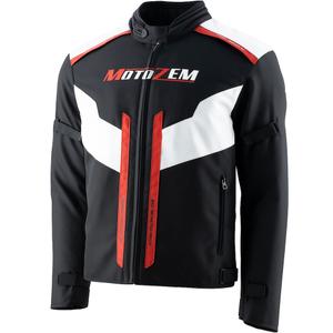 Veste de moto Motozem Team 2 noire et blanche