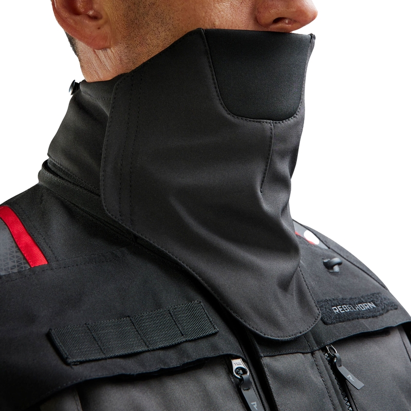 Veste moto Rebelhorn Cubby V noir-anthracite-rouge