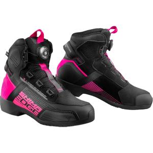 Bottes de moto Shima Edge Vent noires et roses pour femmes