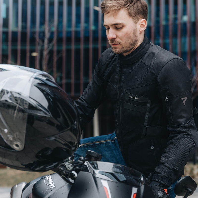 Veste moto Rebelhorn Scandal II noire