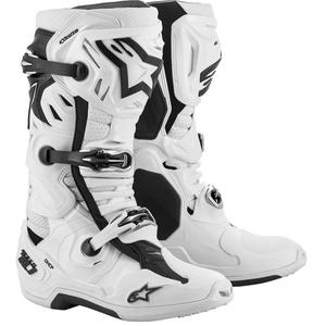 Bottes de moto Alpinestars Tech 10 Supervented Perforated White