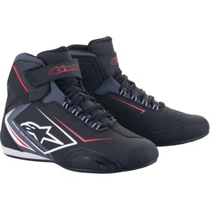 Bottes de moto Alpinestars Sektor Waterproof noires, blanches et grises