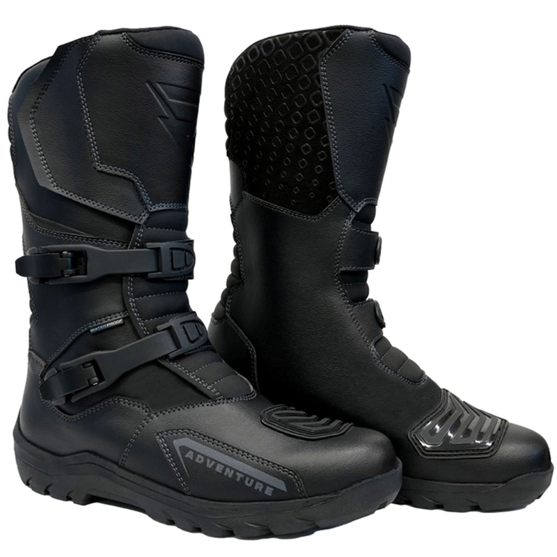 Bottes de moto Street Racer Adventure WP noir