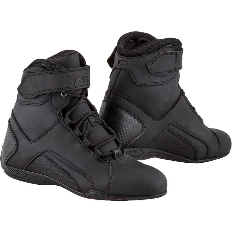 Bottes de moto Kore Velcro 2.0 noires