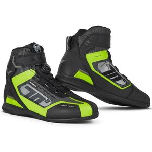 Bottes de moto SEVENTY DEGREES SD-BR3 Veloce PRO noir-jaune fluo